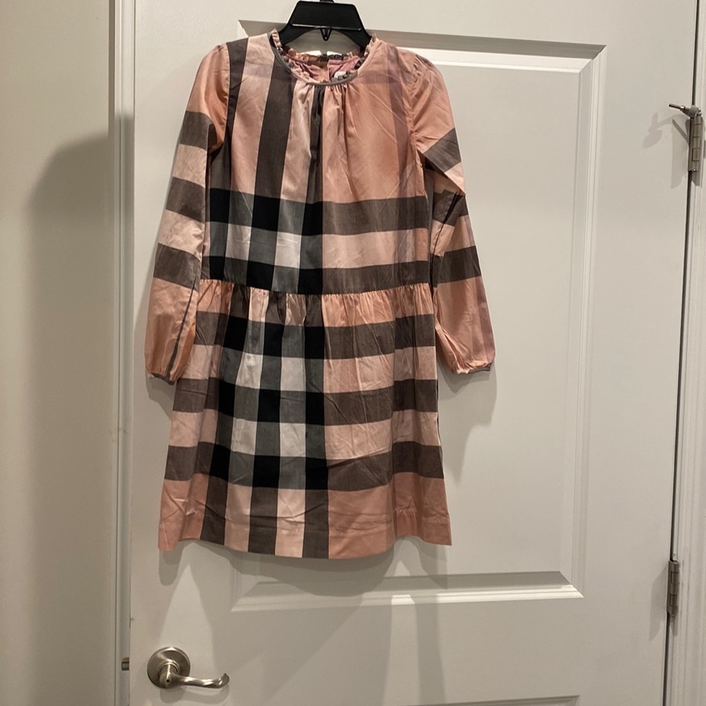 Burberry dress.